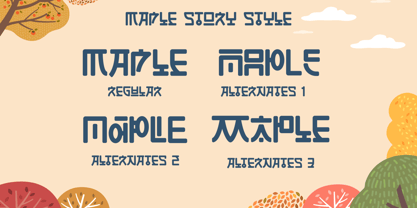 Maple Story Font Poster 10