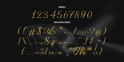 Nefaryth Font Poster 11