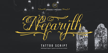 Nefaryth Font Poster 1