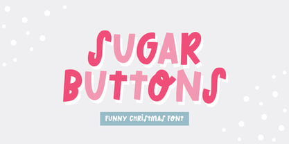 Sugar Buttons Font Poster 1