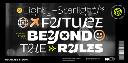 Eighty Starlight Font Poster 3