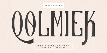 MC Qolmiek Font Poster 1