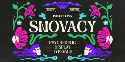 Snovacy Font Poster 1