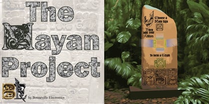 The Mayan Project Bottom Affix 1 Font Poster 3