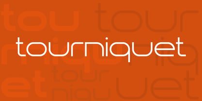 Tourniquet Font Poster 2