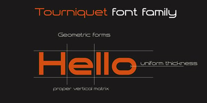 Tourniquet Font Poster 5