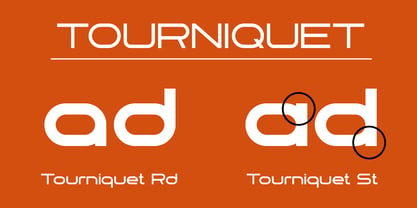 Tourniquet Font Poster 3