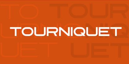 Tourniquet Font Poster 1