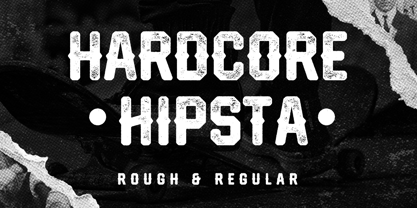 Hardcore Hipsta Font Poster 1