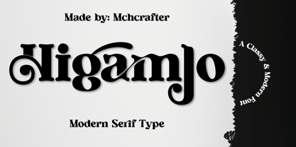 Higamlo Font Poster 1