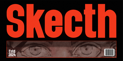 Skecther Font Poster 3