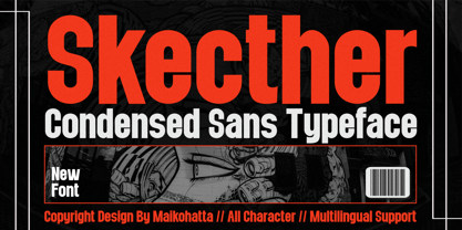 Skecther Font Poster 1