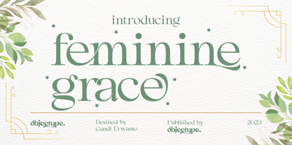Feminine Grace Font Poster 1