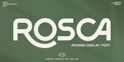 Rosca Font Poster 1