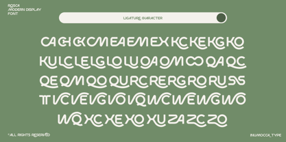 Rosca Font Poster 9