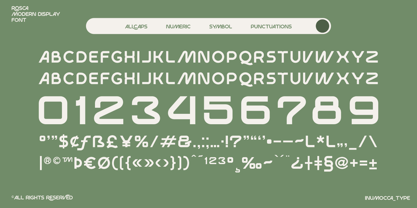 Rosca Font Poster 10