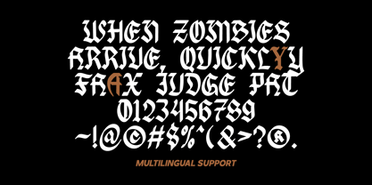 Swoxest Font Poster 7