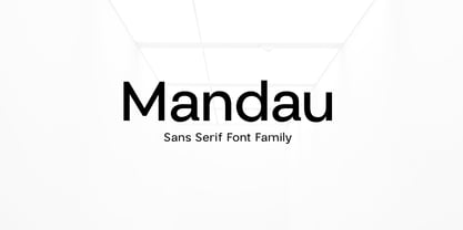 Mandau Font Poster 1