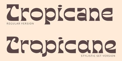 Tropicane Font Poster 2