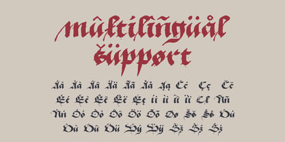 Duchy Of Burgundy Font Poster 8