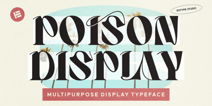 Poison Display Font Poster 1
