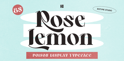 Poison Display Font Poster 12
