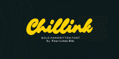 Chillink Font Poster 1