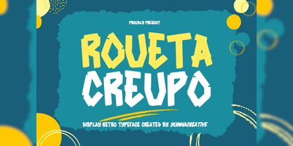 Roueta Creupo Font Poster 1