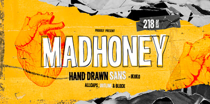 Madhoney Font Poster 1