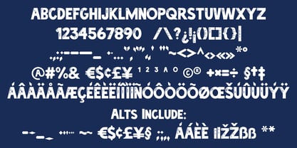 Cryptic Font Poster 3
