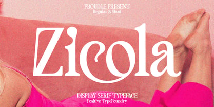 Zicola Font Poster 1