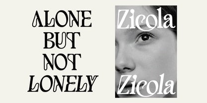 Zicola Font Poster 4