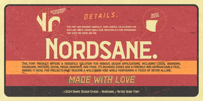 Nordsane Font Poster 4