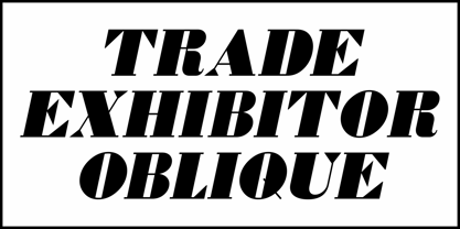 Trade Exhibitor JNL Font Poster 4