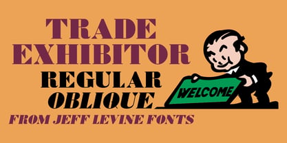 Trade Exhibitor JNL Font Poster 1