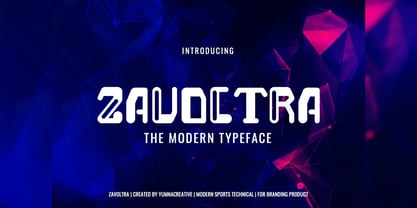 Zavoltra Font Poster 1