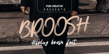 Broosh Font Poster 1