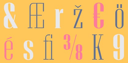 Denso Serif High Font Poster 5