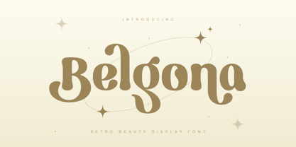 Belgona Font Poster 1