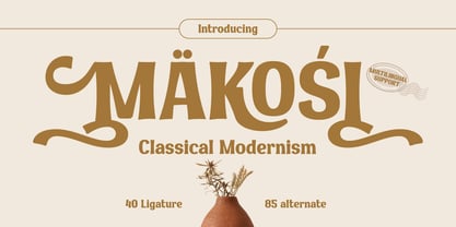 Makosi Font Poster 1