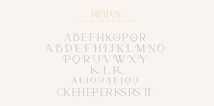 Rotten Font Poster 10