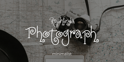 The rushina Font Poster 6