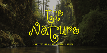 The rushina Font Poster 4