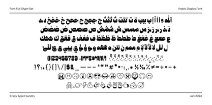 Matroos Arabic Font Poster 8