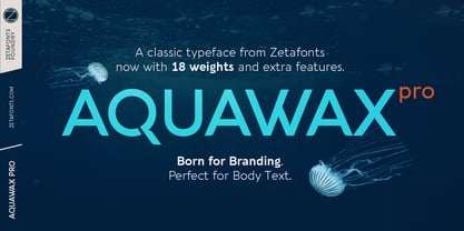 Aquawax Pro Fuente Póster 1