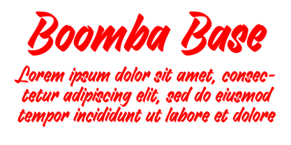 Boomba Font Poster 14
