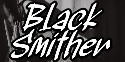 Black Smither Font Poster 1