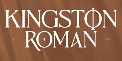 Kingston Roman Font Poster 1