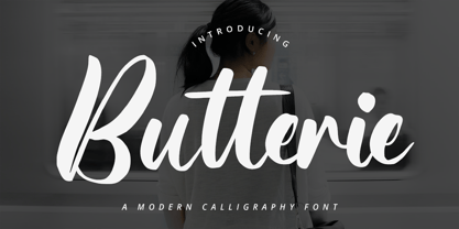 Butterie Font Poster 1