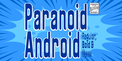 Paranoid Android Font Poster 1